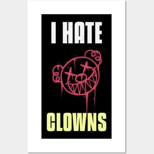 I HATE CLOWNS Posters and Art